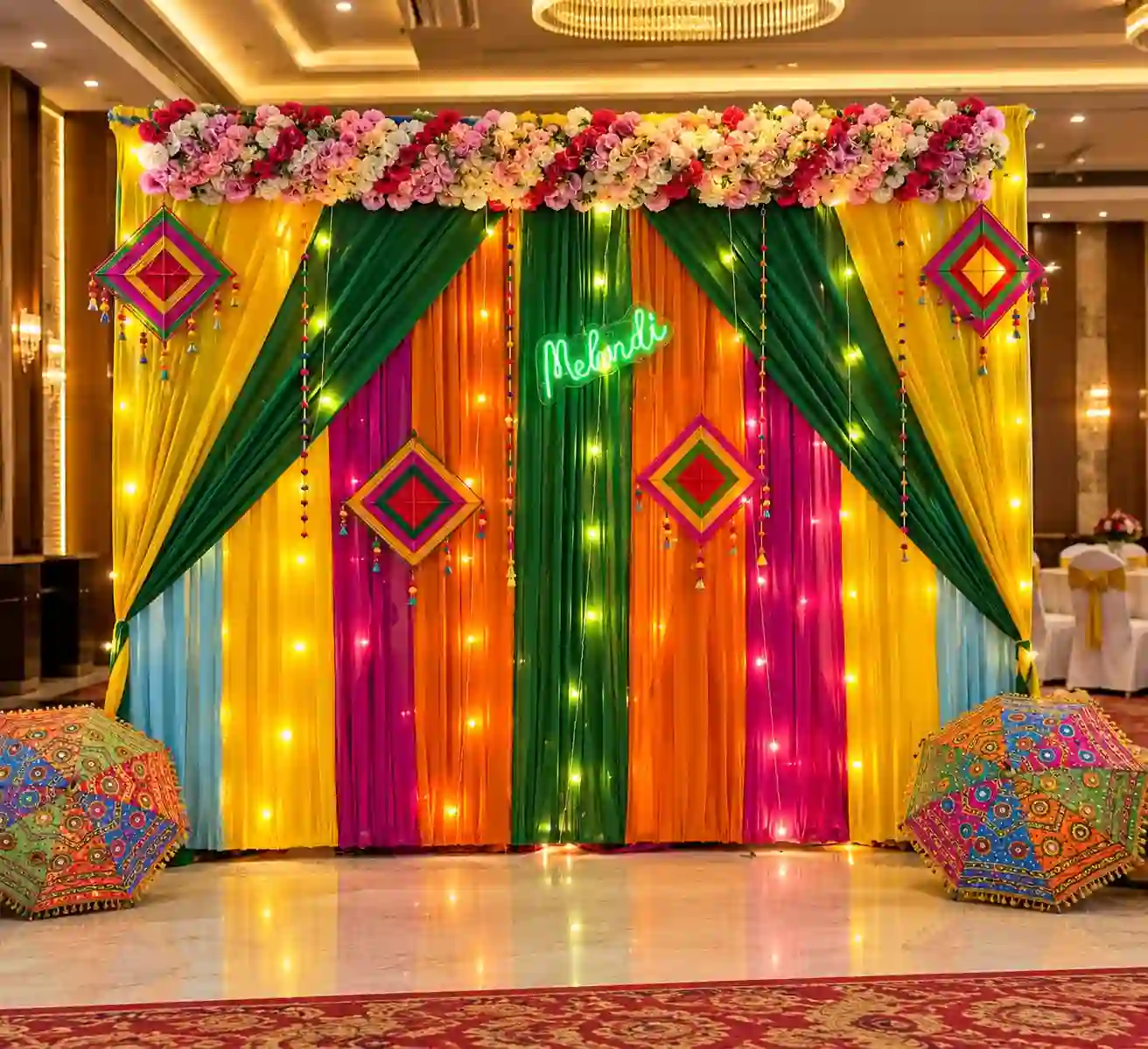Royal Rajasthani Mehendi Decor